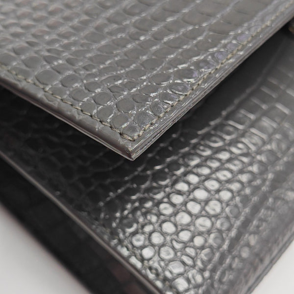 KATE Medium Calfskin Gray