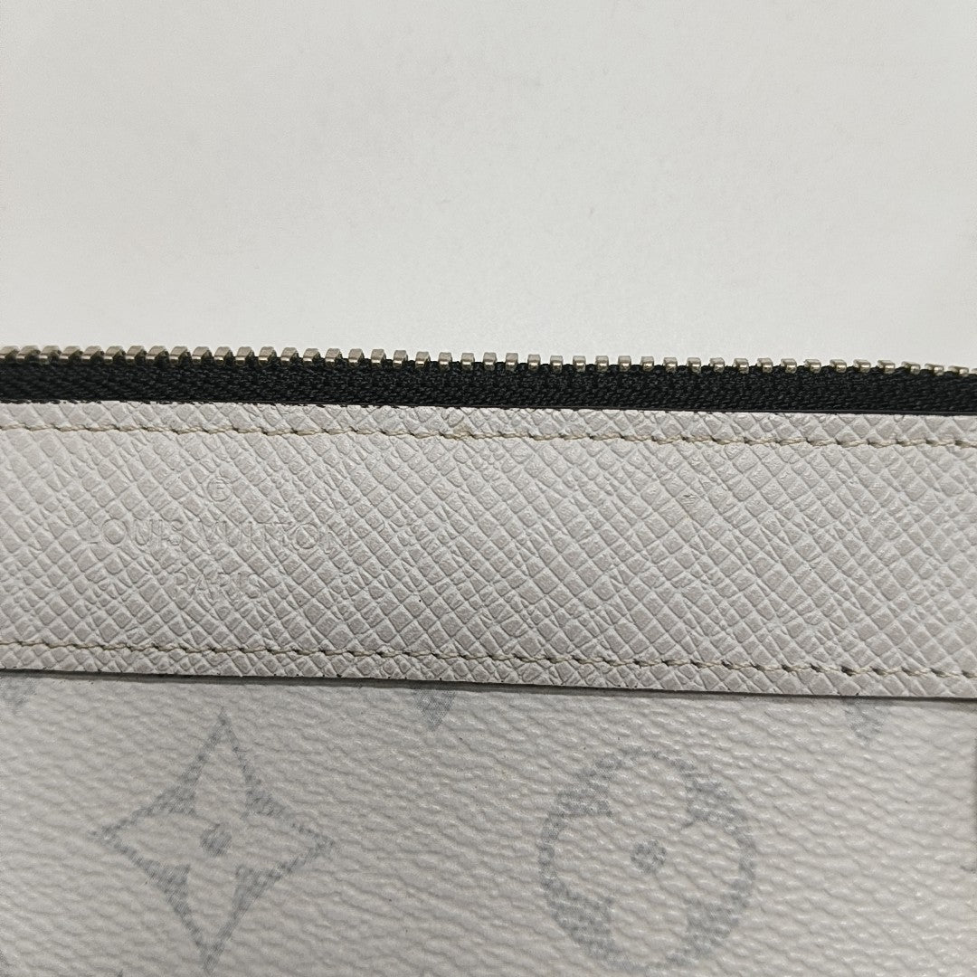 DISCOVERY Monogram Coated Canvas White