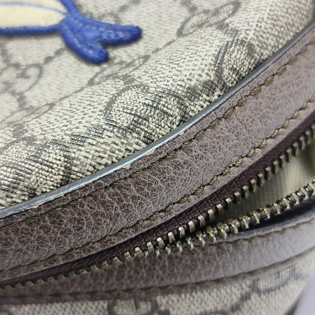 Disney X Gucci Small Monogram Coated Canvas Beige