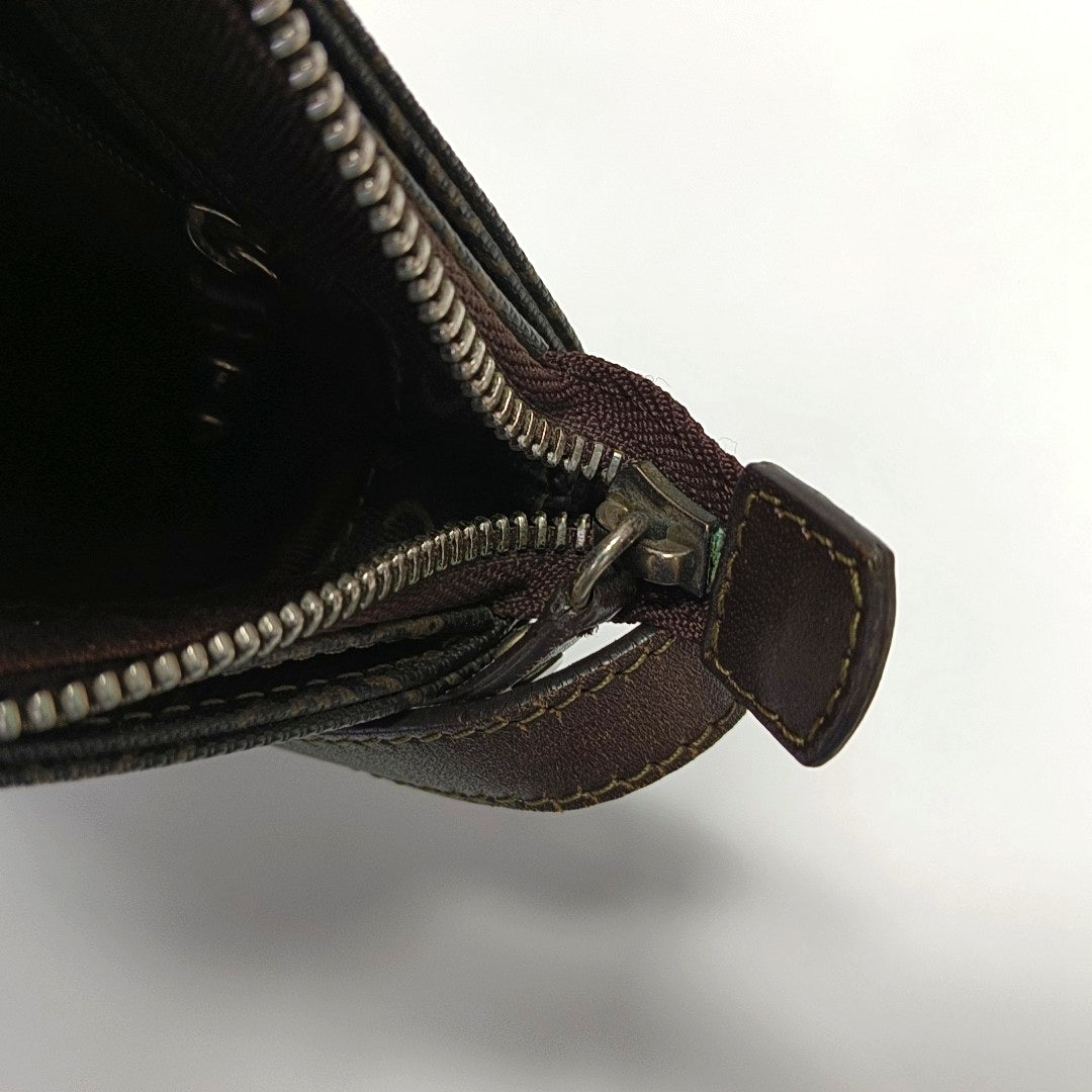 Anagram Monogram Coated Canvas Brown