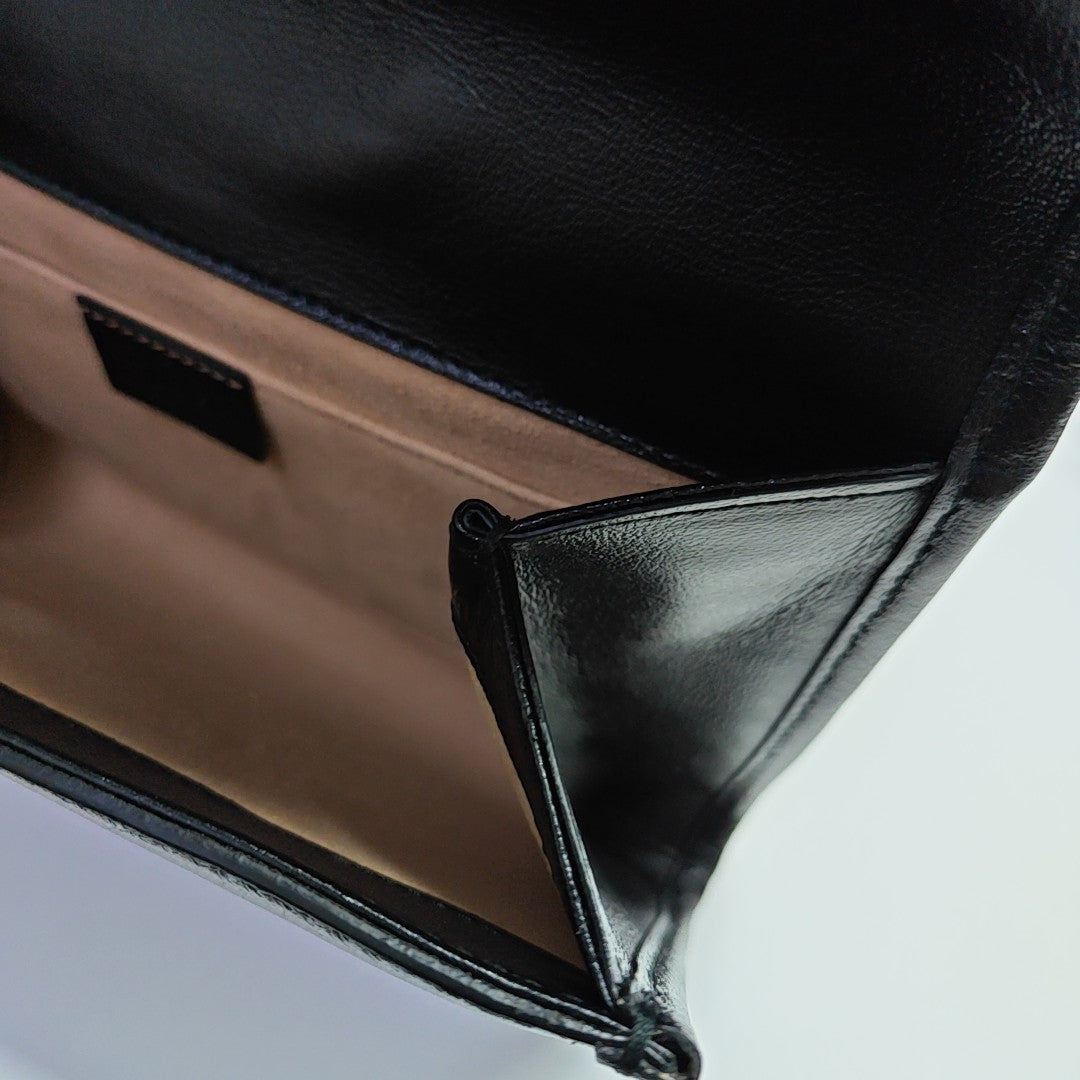 Rajah Small Calfskin Black