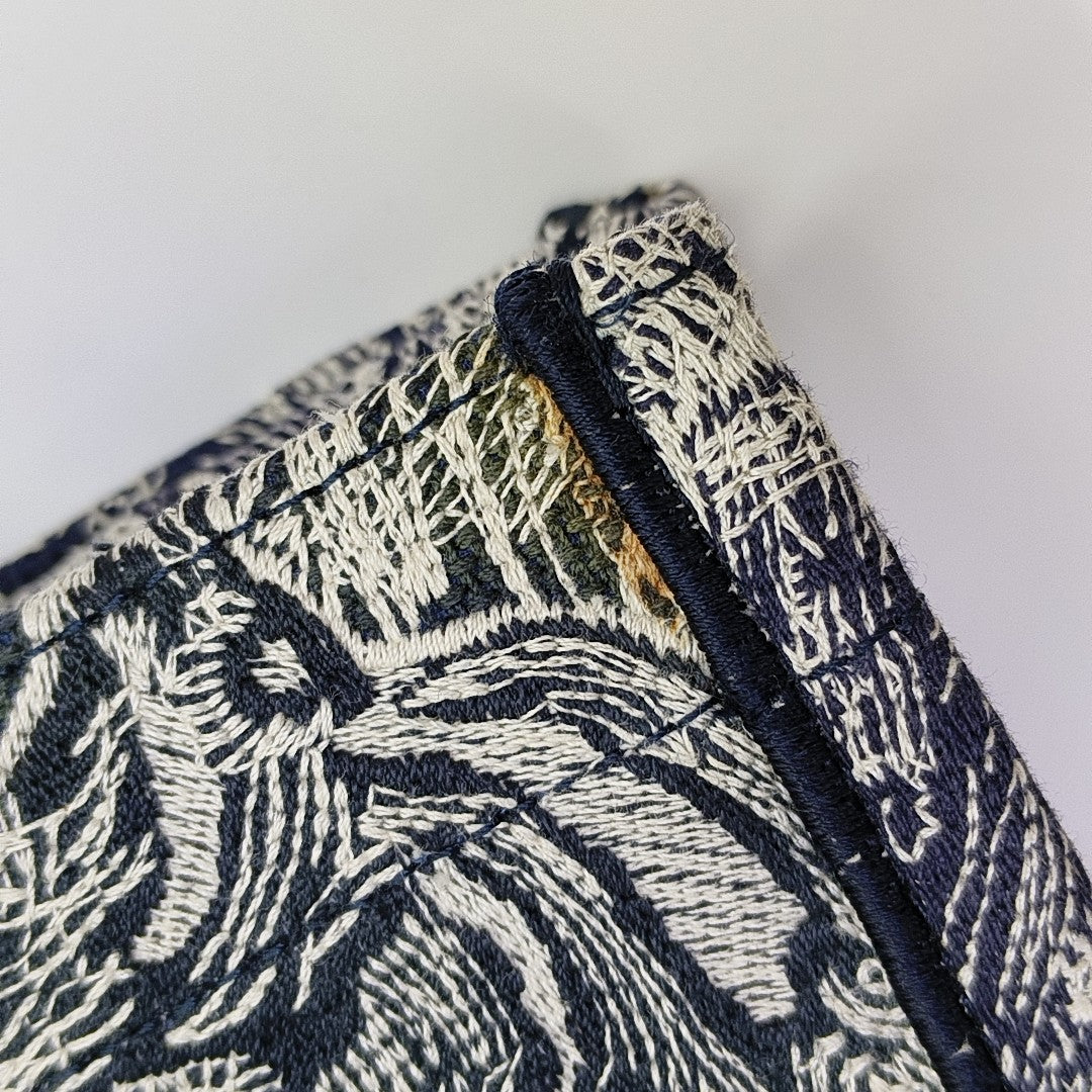 Book Tote Large Fabric Blue