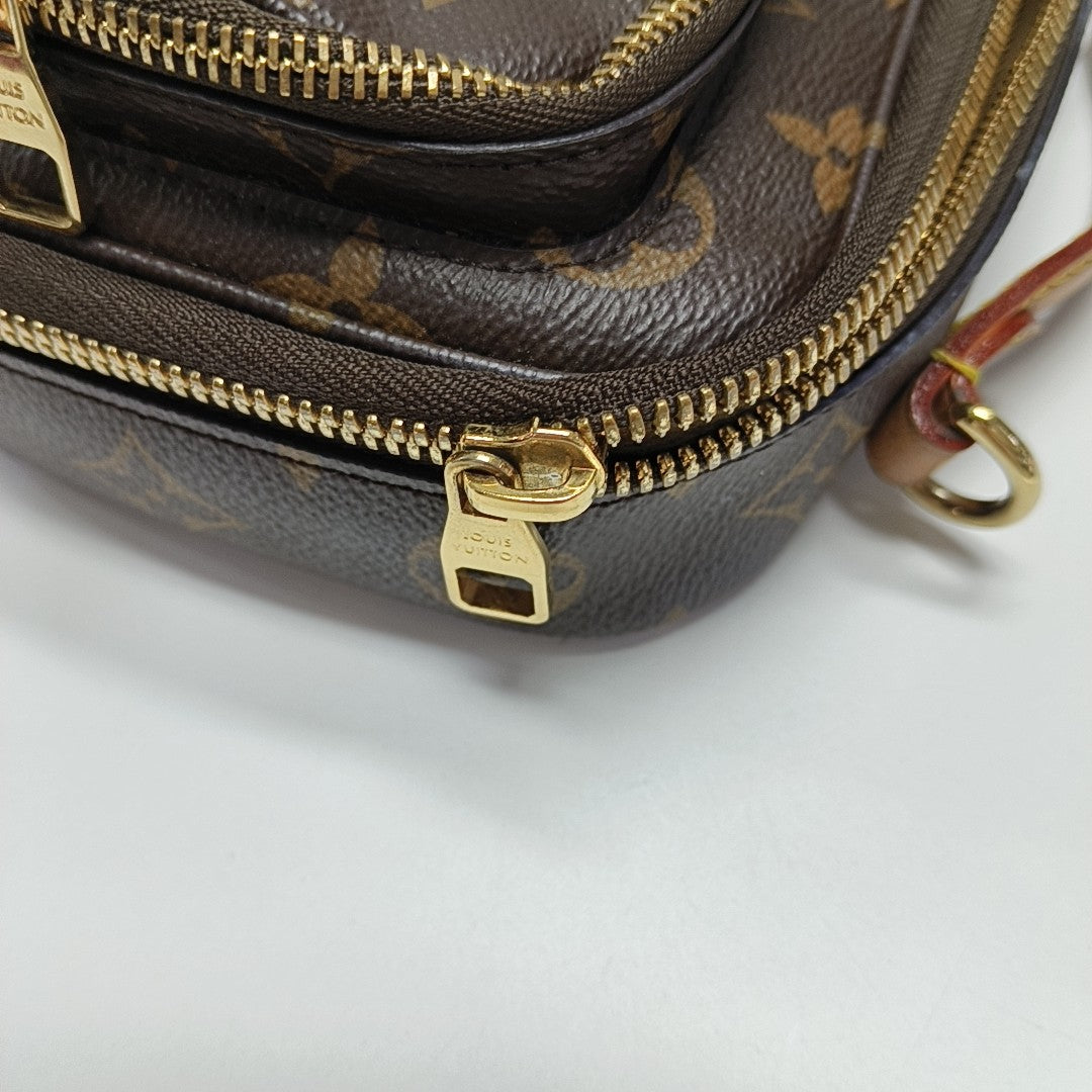 UTILITY Monogram Coated Canvas Brown