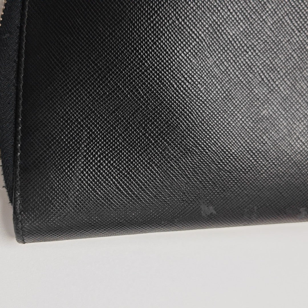 Saffiano Calfskin Wallet Black
