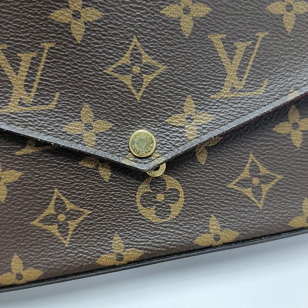 FÉLICIE Monogram Coated Canvas Brown