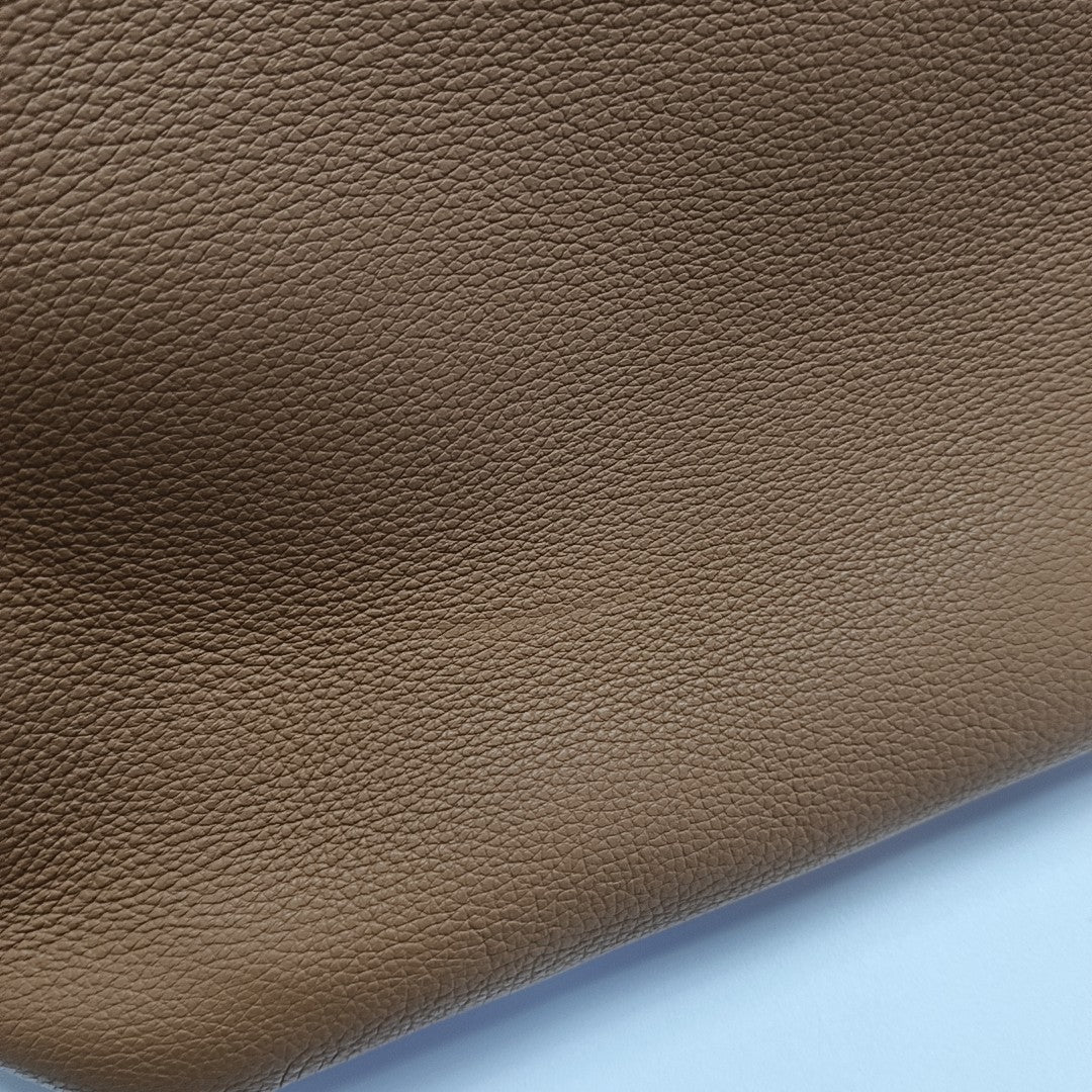 Calfskin Shoulder Bag Brown