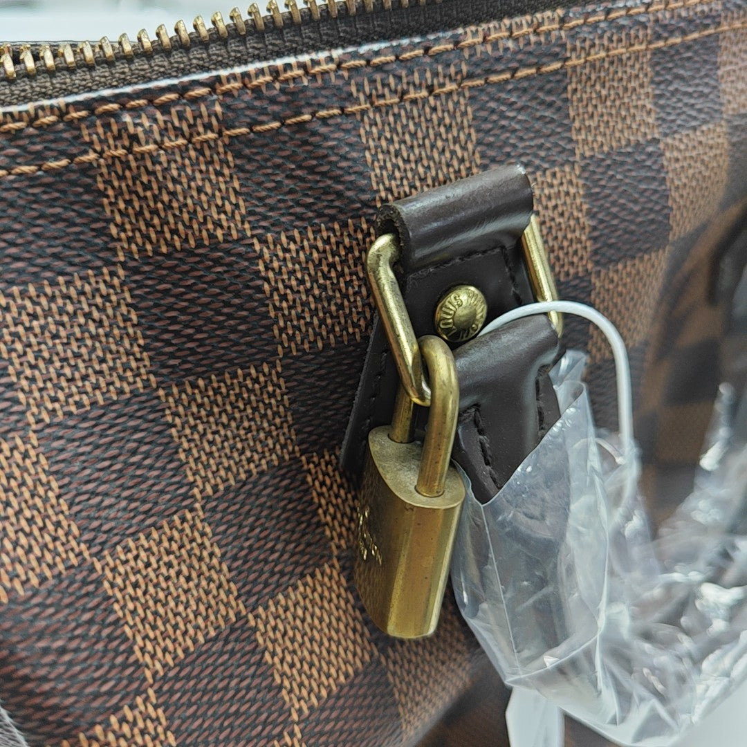 SPEEDY 25 Damier Ebene Coated Canvas Brown