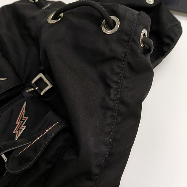 Nylon Backpack Black