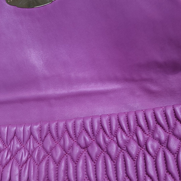 Crystal Quilted Lambskin Red