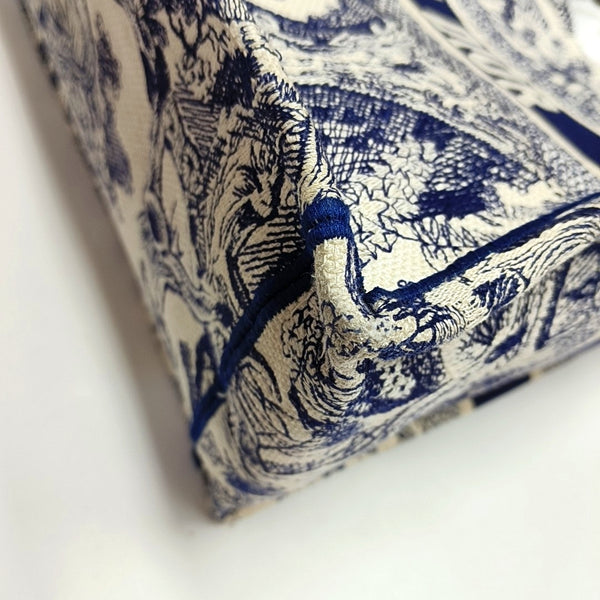 Book Tote Medium Canvas Blue