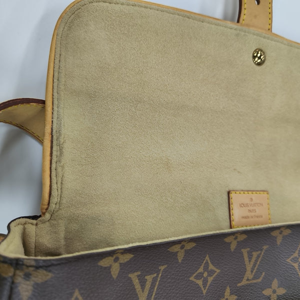 HUDSON PM Monogram Coated Canvas Brown