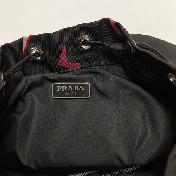 Nylon Top Handle Bag Black