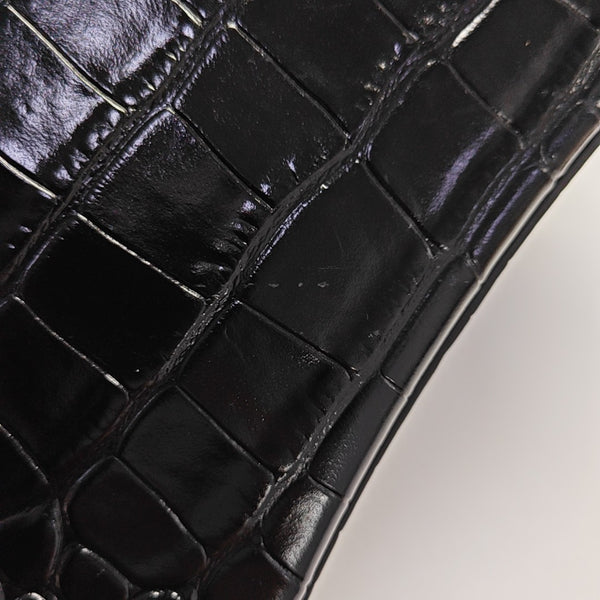 Hourglass S Calfskin Black