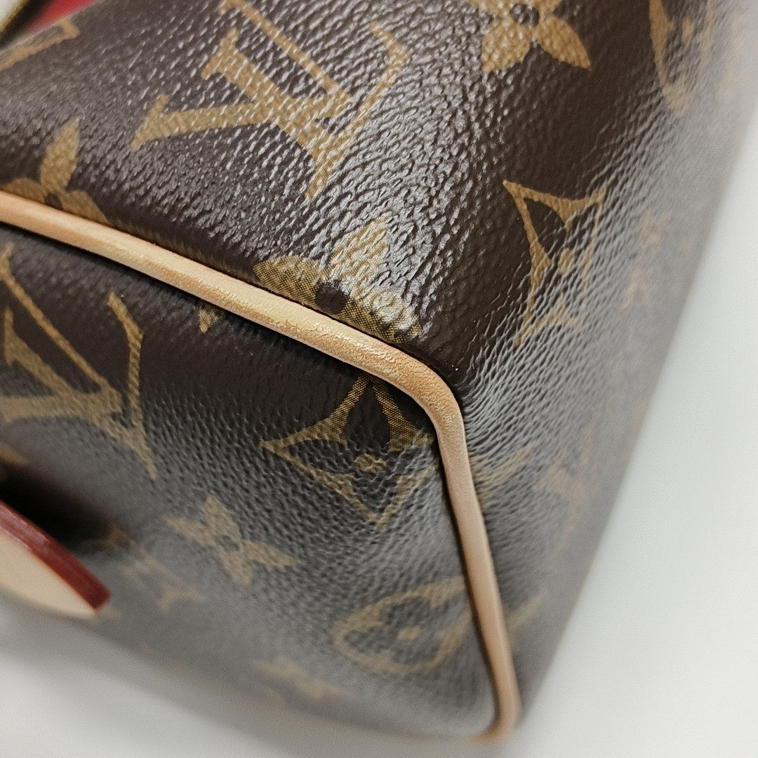 SPEEDY 20 Monogram Coated Canvas Brown