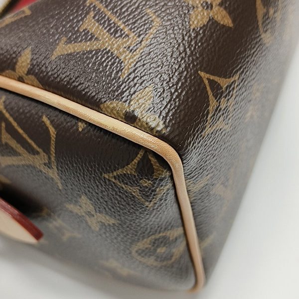 SPEEDY 20 Monogram Coated Canvas Brown