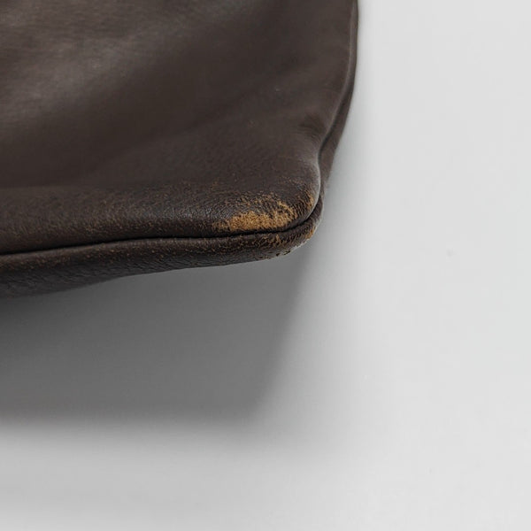 Calfskin Crossbody Bag Brown