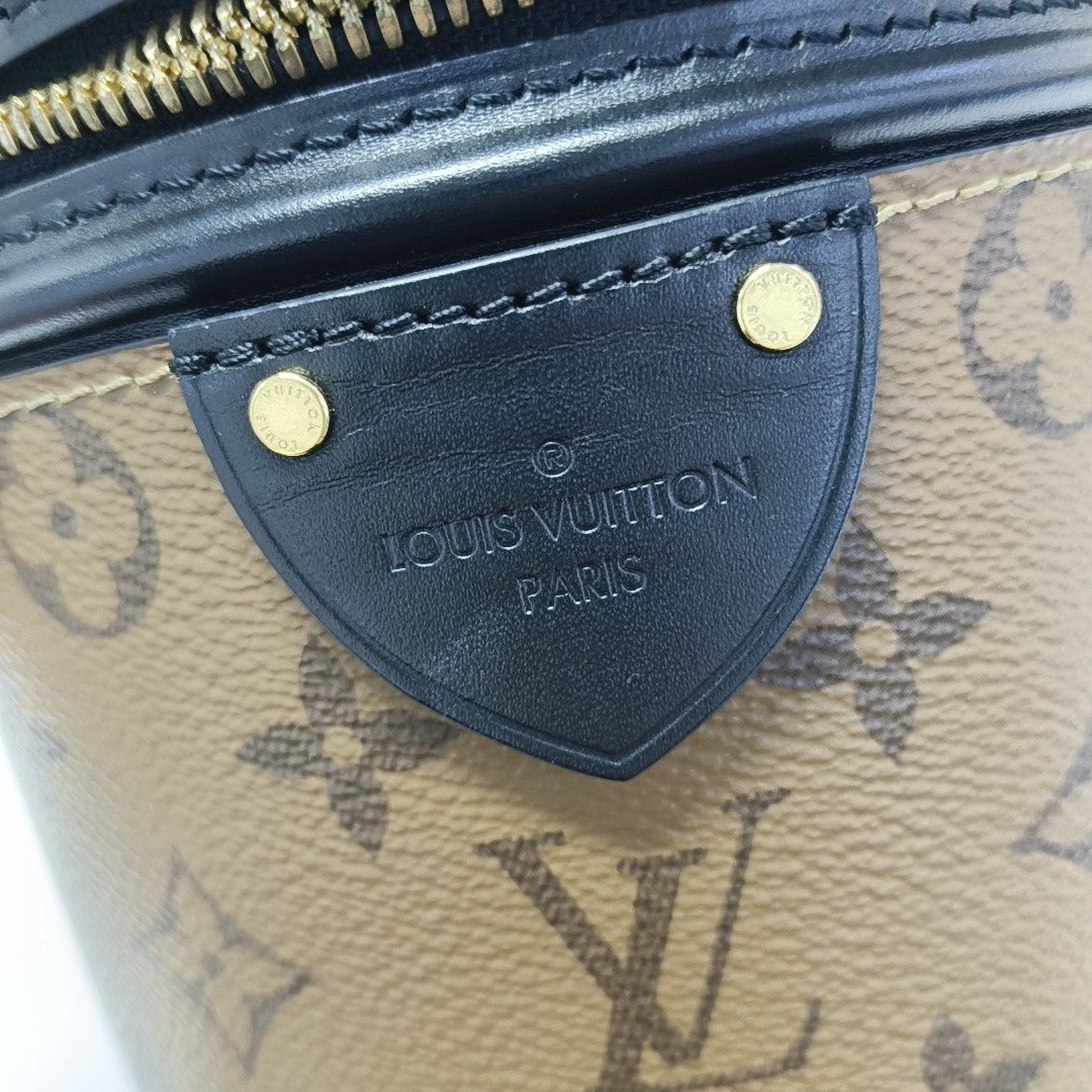 CANNES PM Monogram Coated Canvas Brown