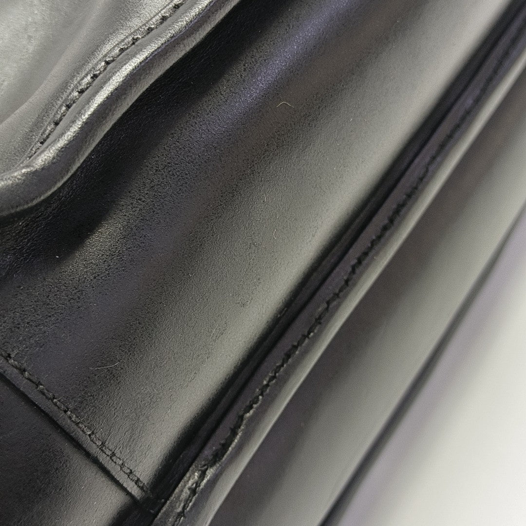 Calfskin Shoulder Bag Black