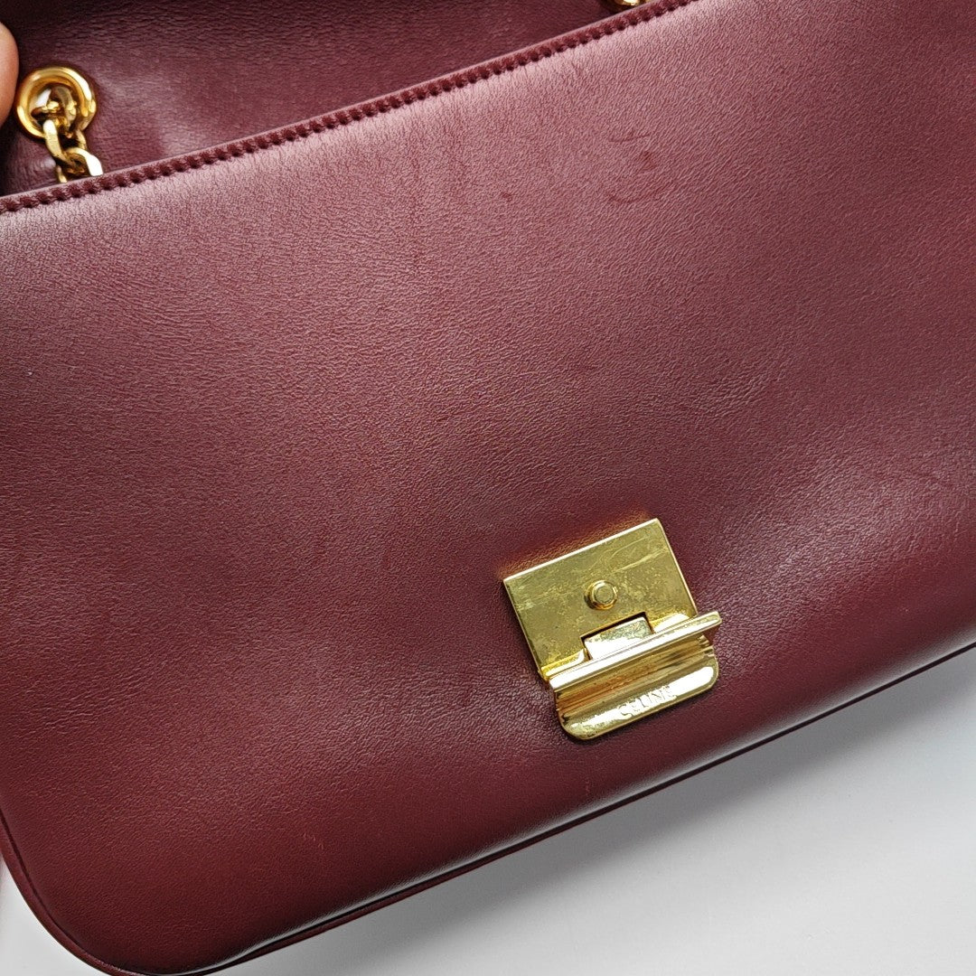 C Medium Calfskin Red