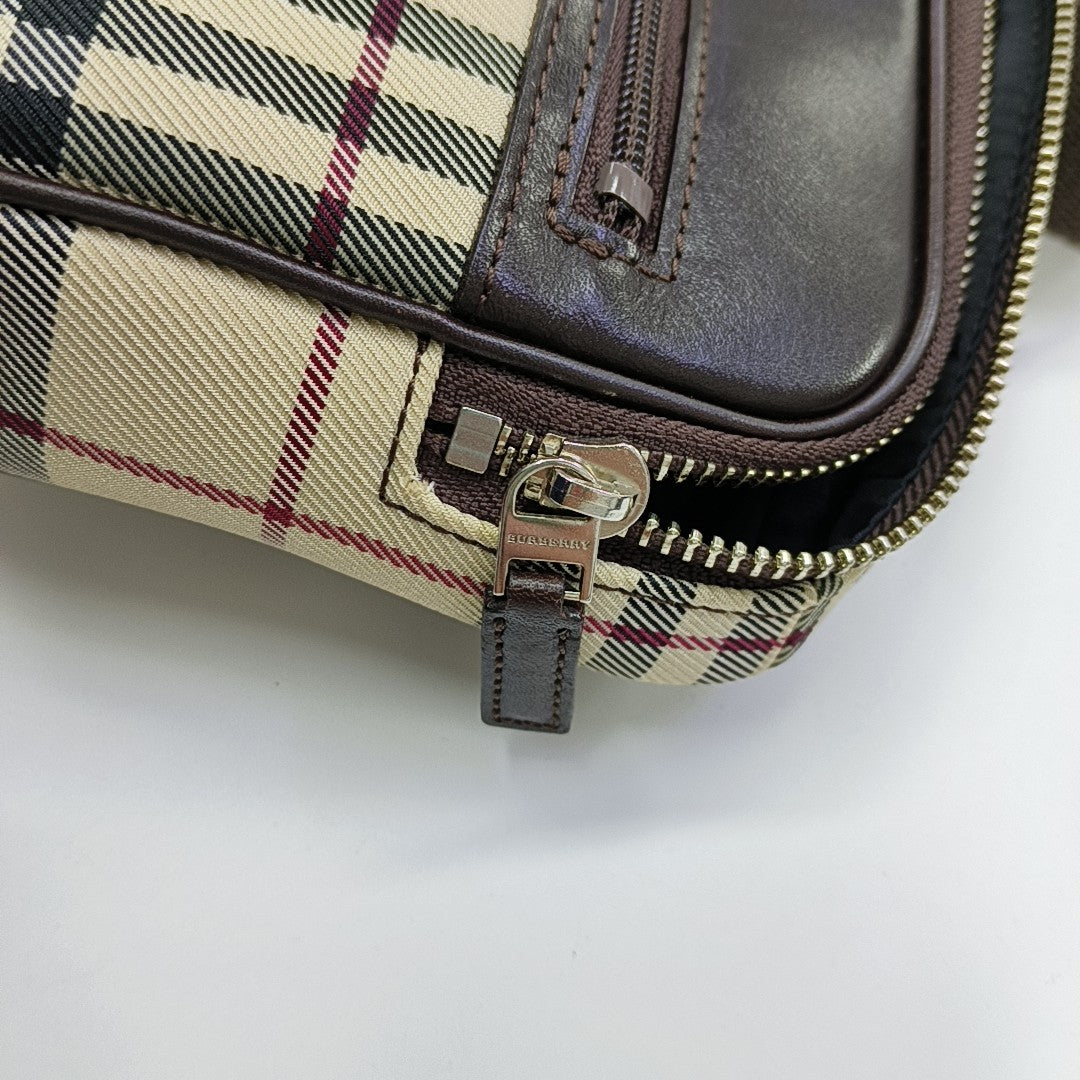 Fabric Belt Bag Brown