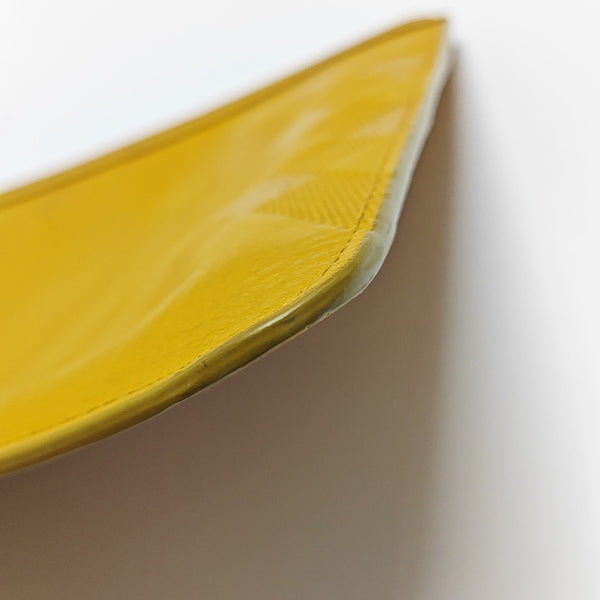 Calfskin Clutch Yellow
