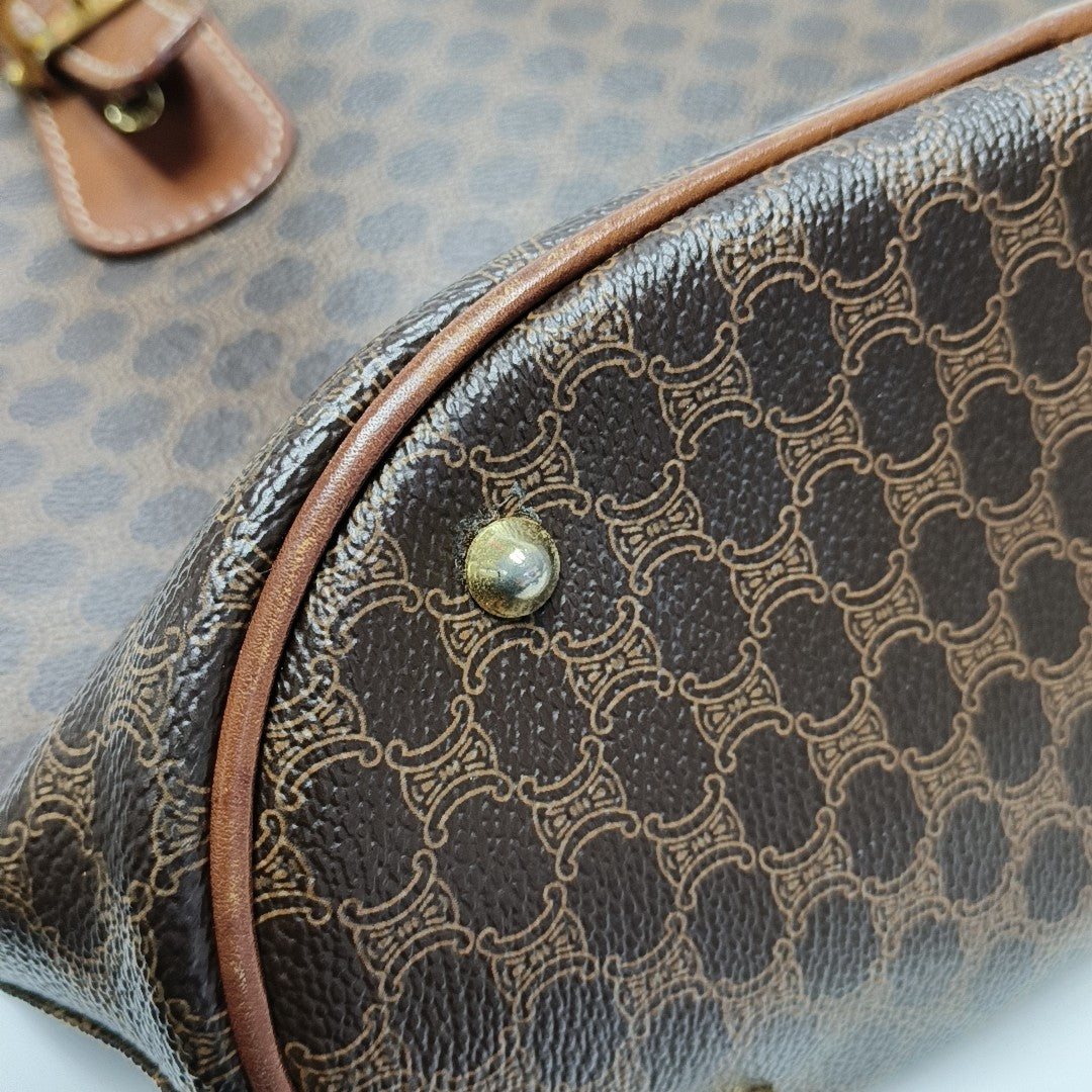 MACADAM TOTE Coated Canvas Brown