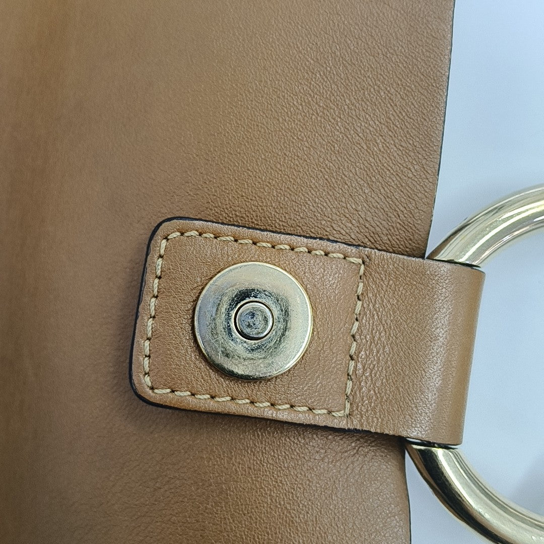 Faye Small Calfskin Brown