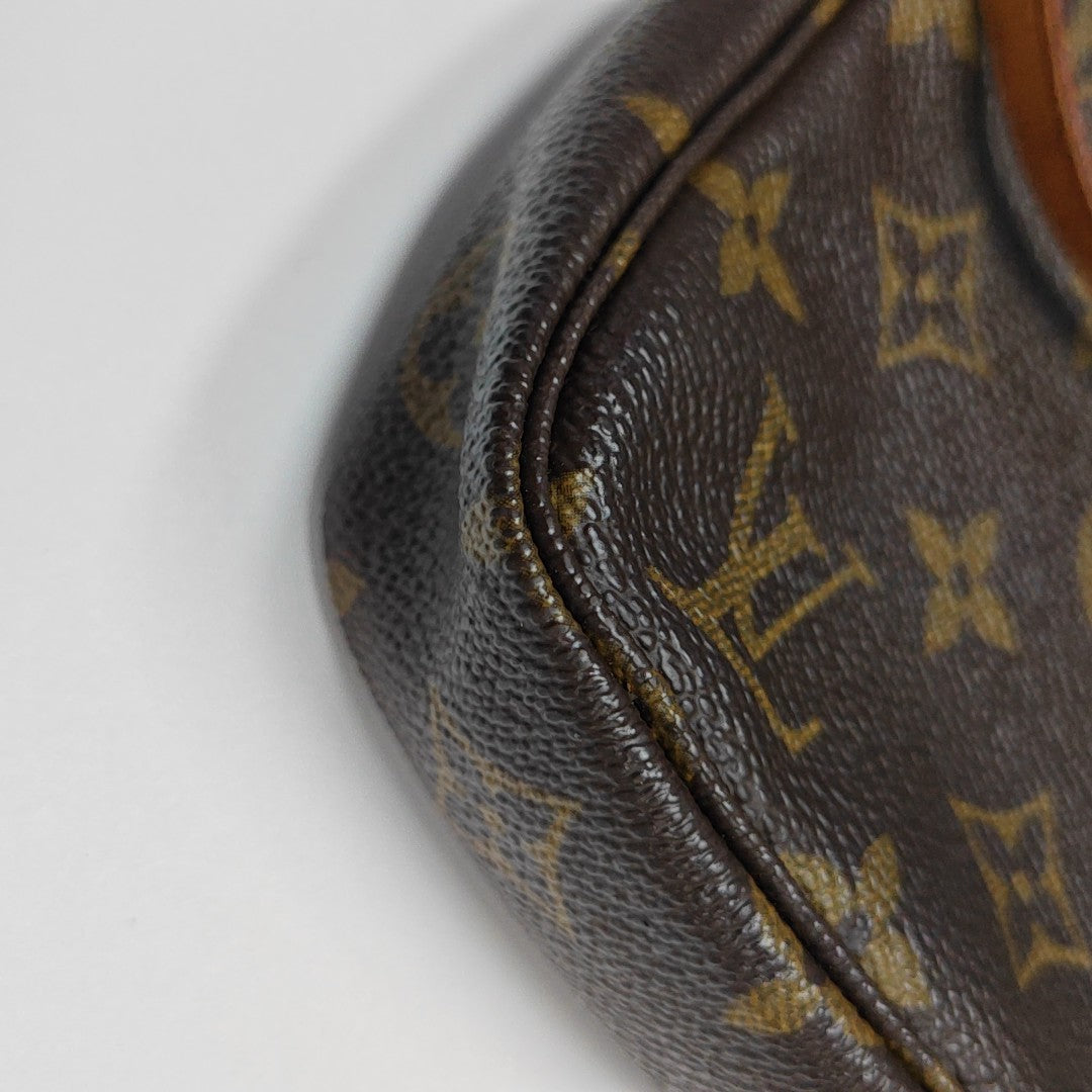 ACCESSOIRES Monogram Coated Canvas Brown