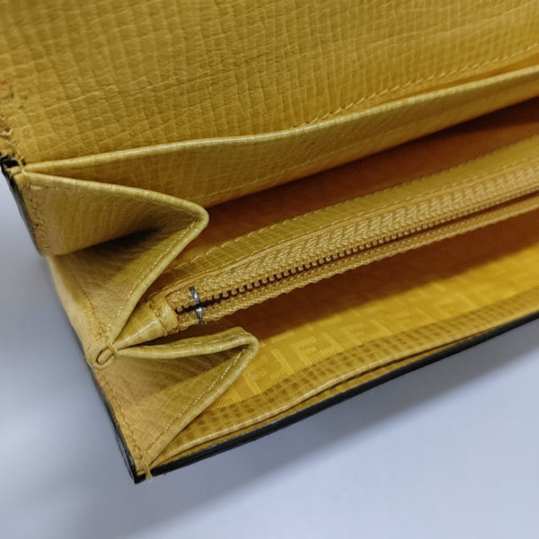 Coated Canvas Wallet Brown