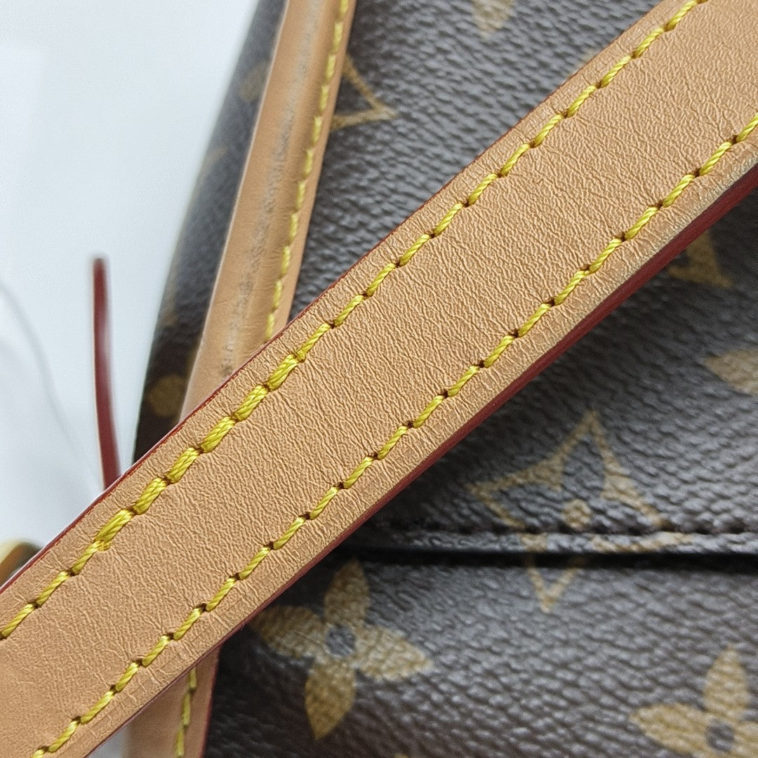DIANE Monogram Coated Canvas Brown