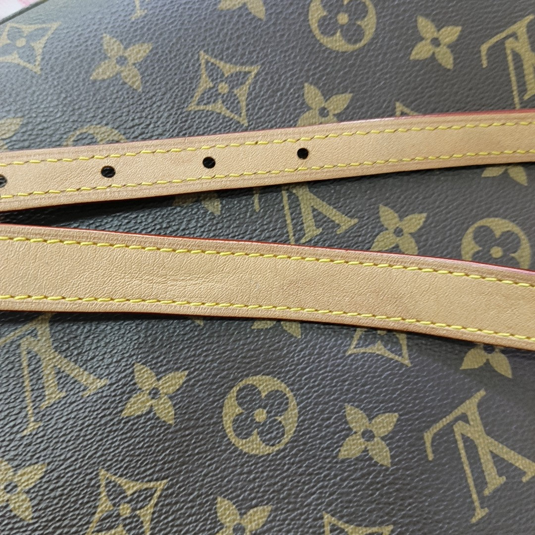 PALAIS PM Monogram Coated Canvas Brown