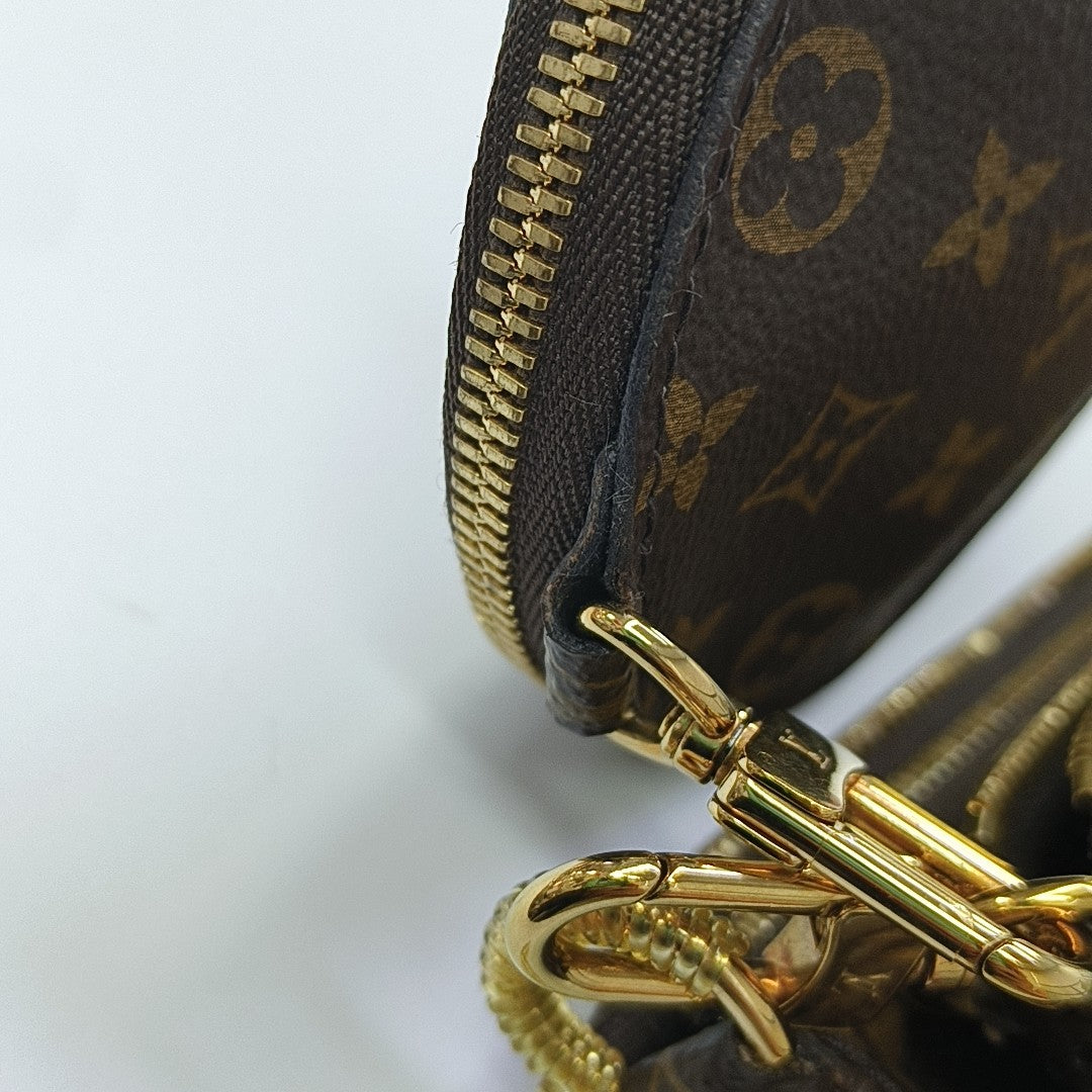 MULTI Monogram Coated Canvas Brown