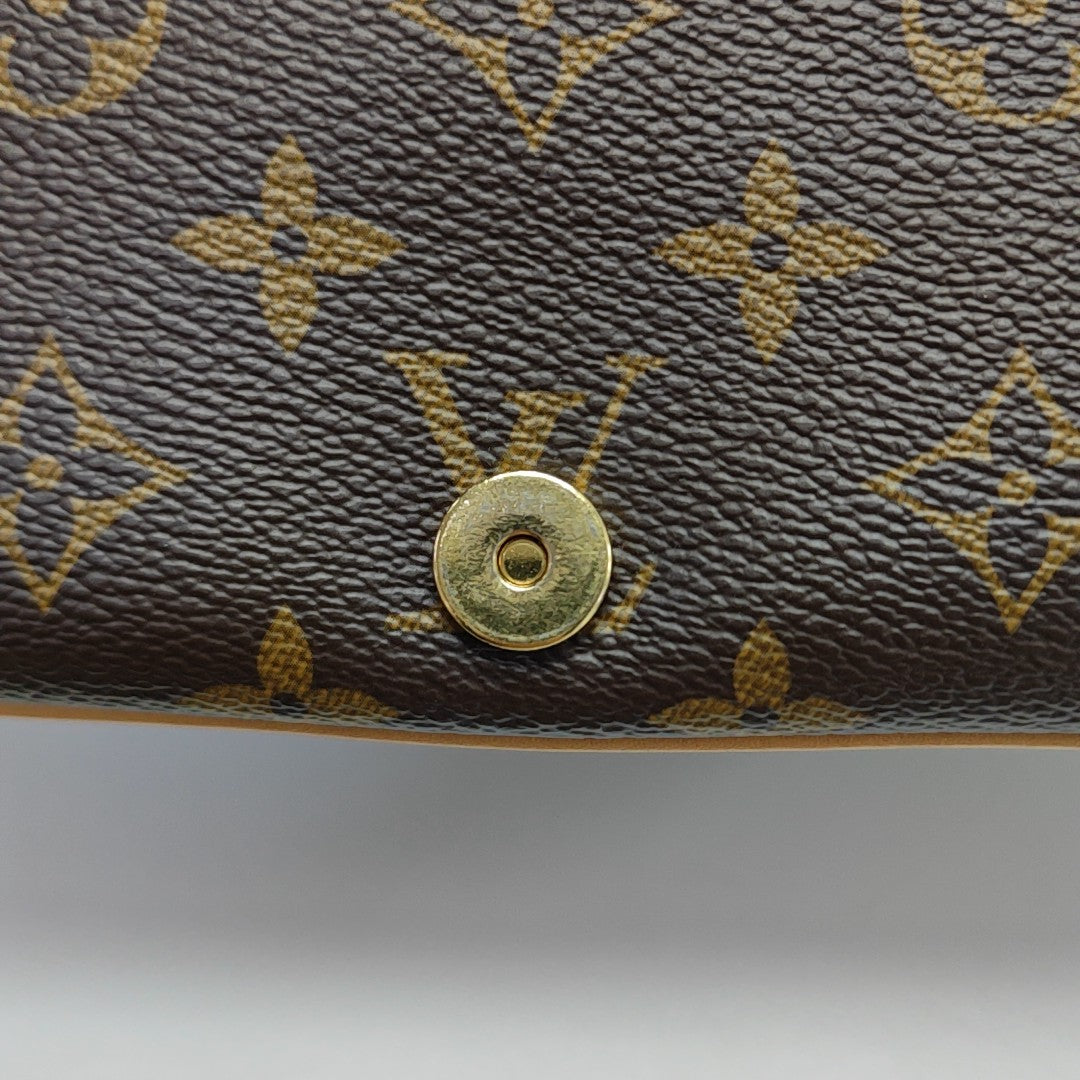 DIANE Monogram Coated Canvas Brown