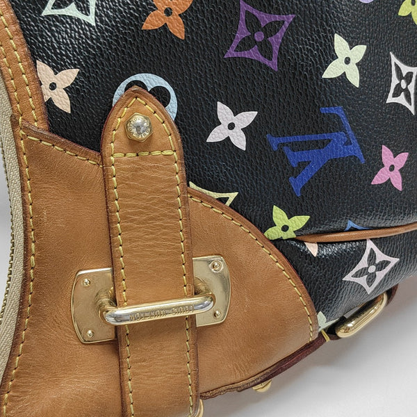 LV × TM GRETA Monogram Coated Canvas Black