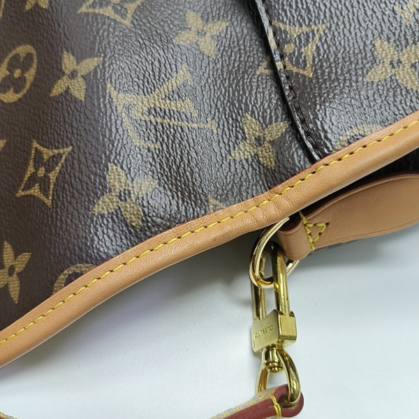 DIANE Monogram Coated Canvas Brown