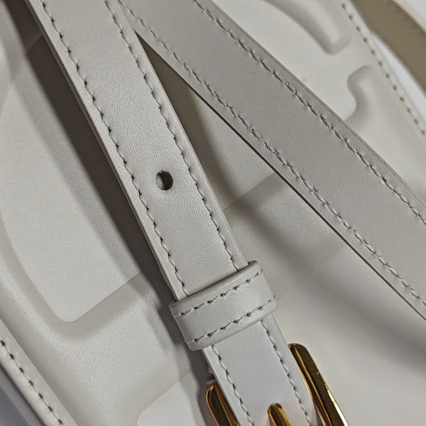 CD Signature Calfskin White