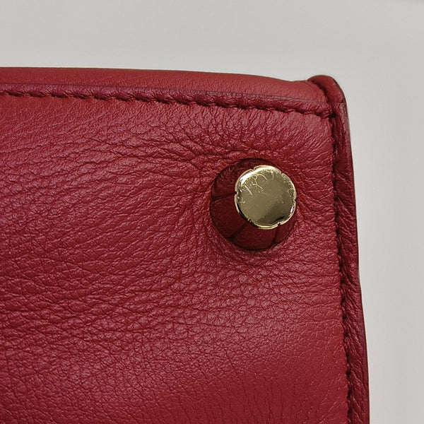 Calfskin Tote Bag Red