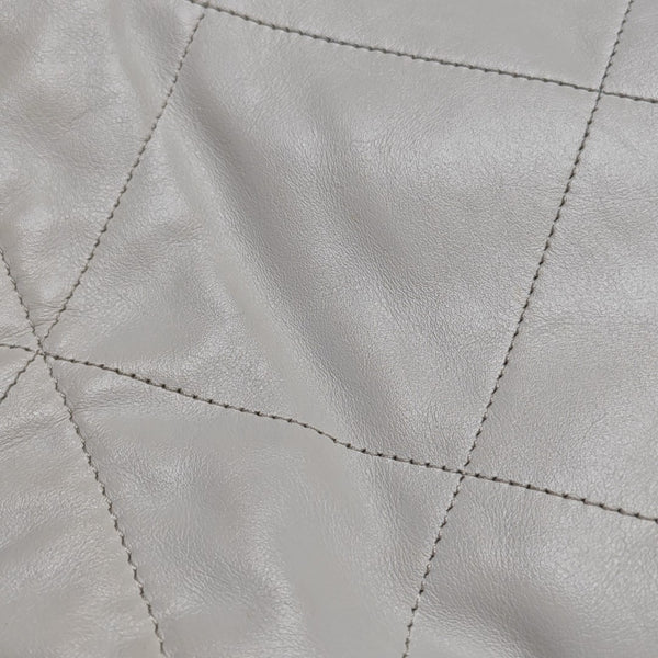CHANEL 22 Mini Quilted Calfskin White