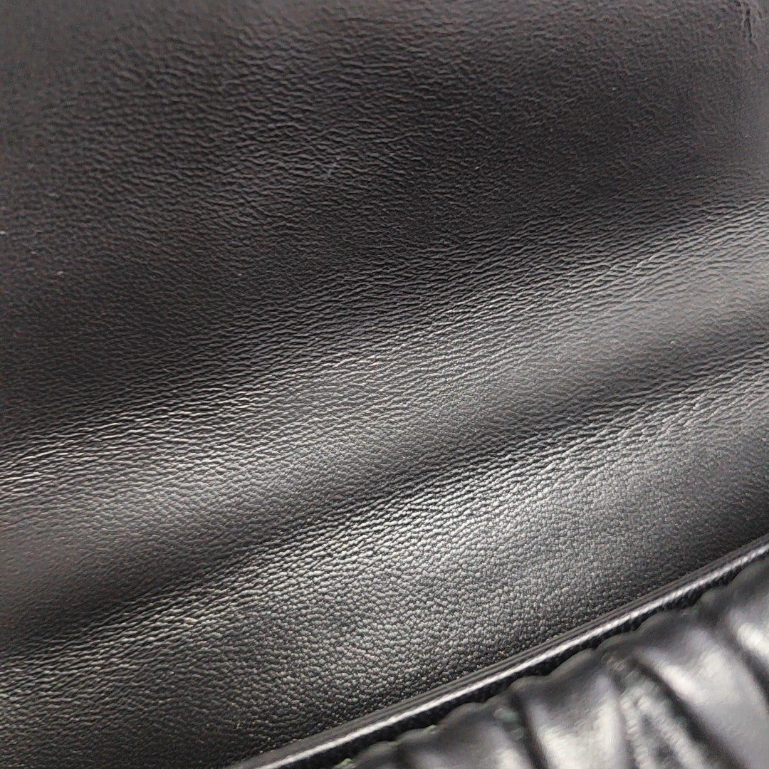Matelassé Lambskin Black