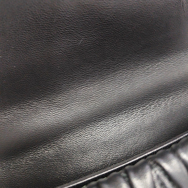 Matelassé Lambskin Black