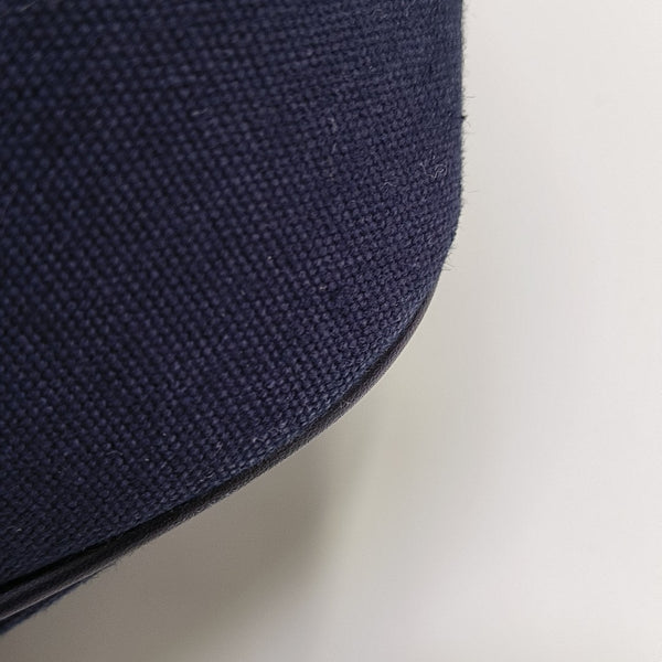 Canvas Top Handle Bag Blue