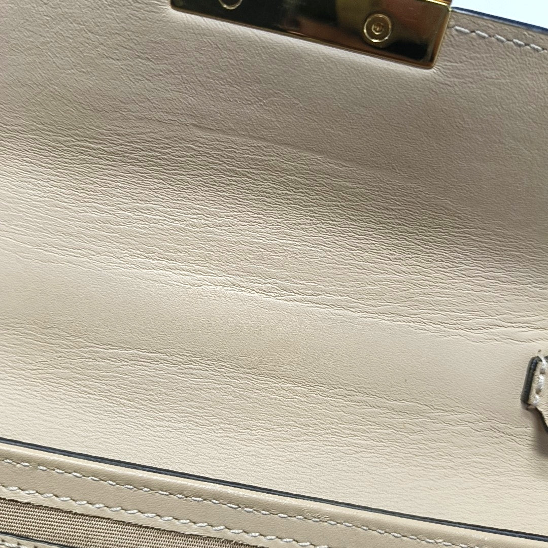Authenticated pre-owned  Padlock Mini Monogram Canvas Beige - Shoulder Bag at Looply