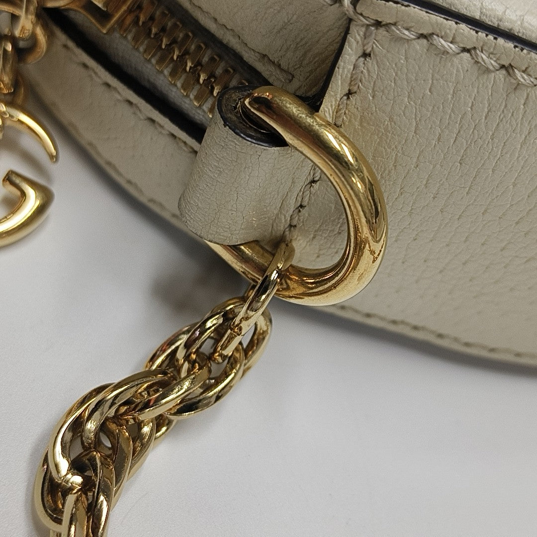Ophidia Mini Calfskin White