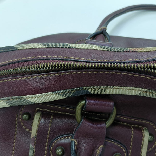Calfskin Top Handle Bag Red