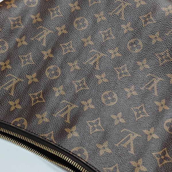 LOOP HOBO Monogram Coated Canvas Brown