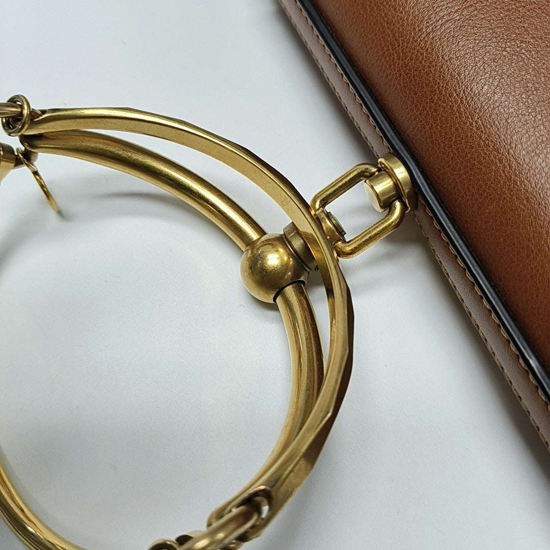 Nile Small Calfskin Brown
