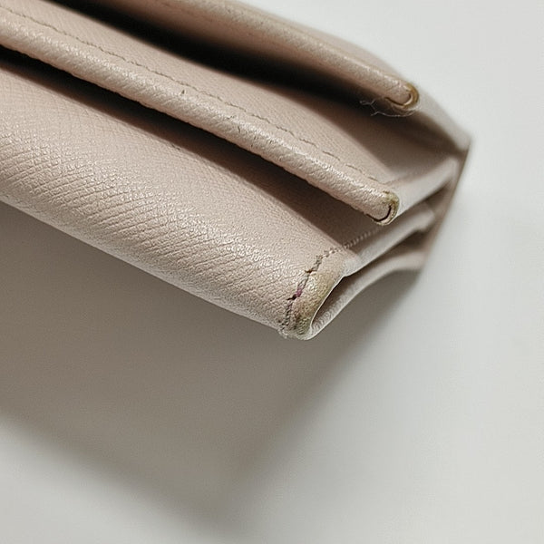 Gancini Calfskin Beige Wallet