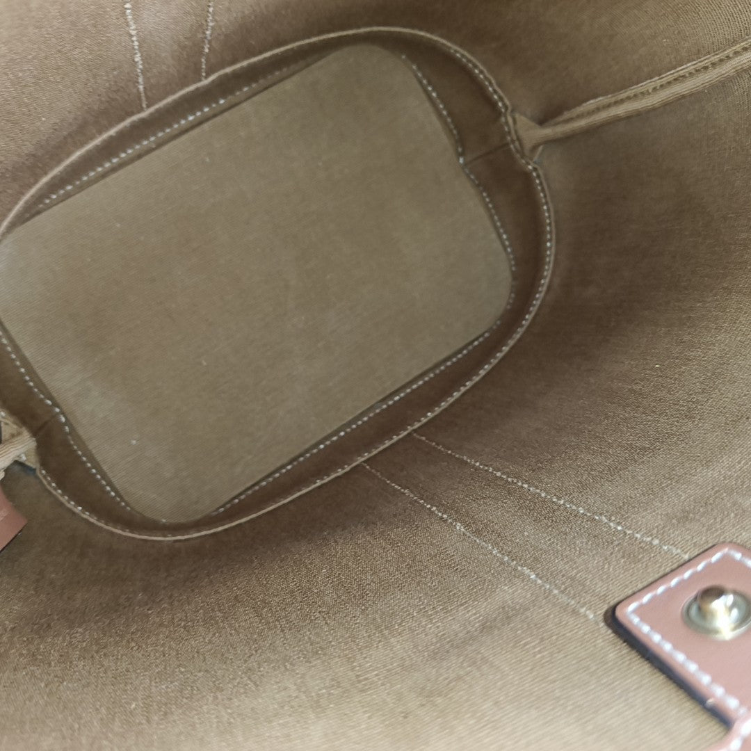 TRIOMPHE CANVAS Small Coated Canvas Brown