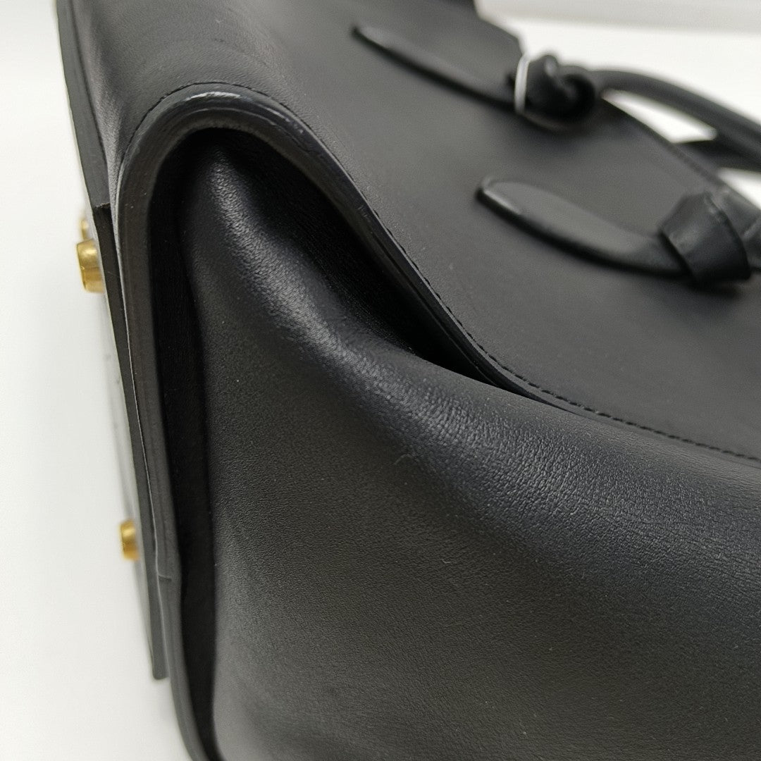 TIE Small Calfskin Black
