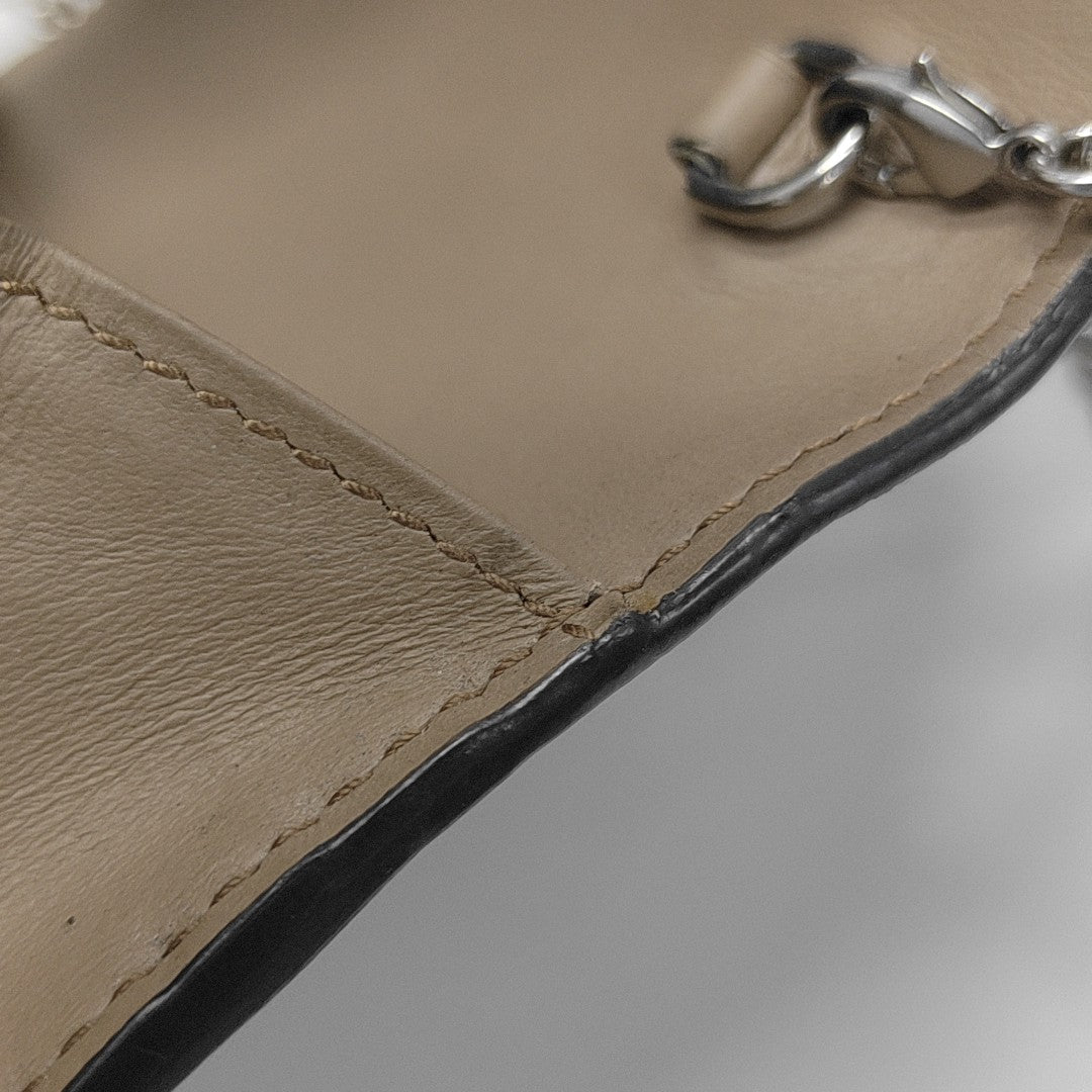 Dionysus Mini Monogram Coated Canvas Beige